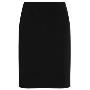 Alexander Wang Ponte Knit Skirt Pencil Back Zip Black Bandage Formfittin…